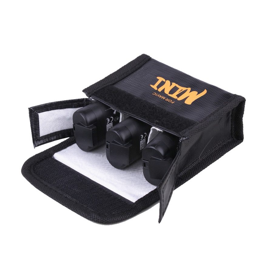 Drone mavic mini/ mini 2 batteri opbevaringstaske lipo safe taske til dji mini/ mini 2 tilbehør