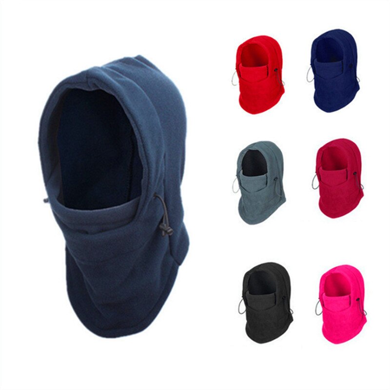 Warm Cap Winter Men Women Hats Waterproof Thermal Fleece Balaclava Hat Hooded Neck Warmer Hiking Scarves