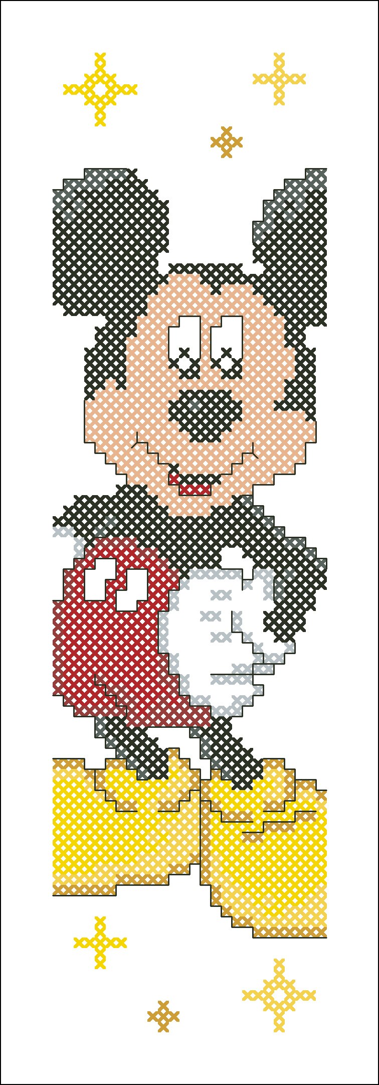 BK129DIY Craft Stich Cross Stitch Bookmark Christmas Plastic Fabric Needlework Embroidery Crafts Counted Kit: BK129B