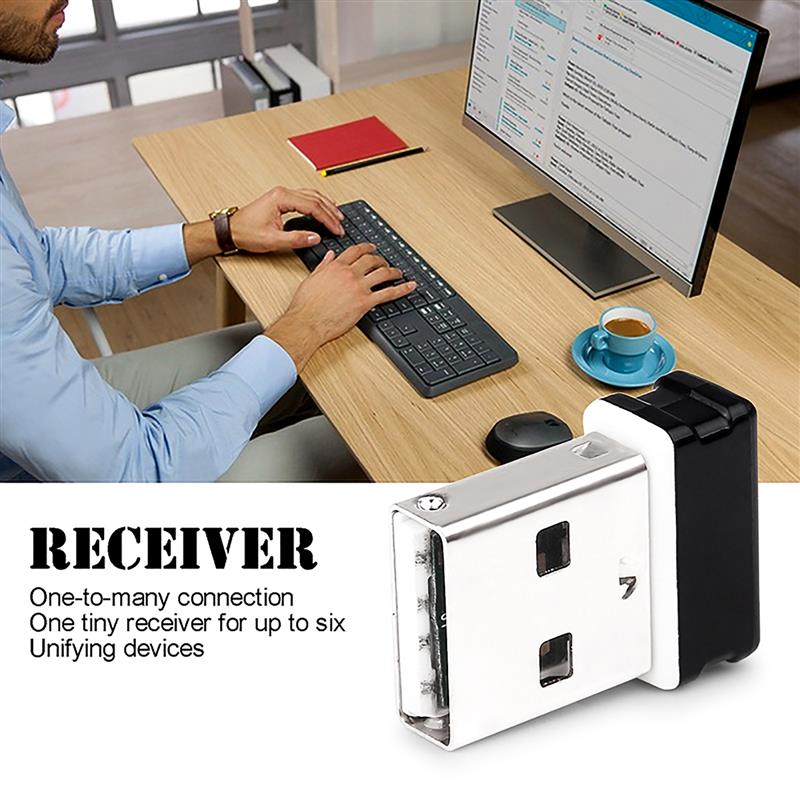 Wireless Receiver Dongle For Unifying Wireless Keyboard 6 Channel 6MM Wireless Mouse Receiver Replaced Keyboard Accessory