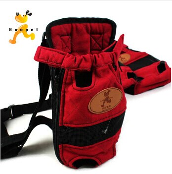 Hond zak Travel Carrier hond rugzak borst huisdier zakken dubbel-schouder draagzak voor katten sac de transport chien: M