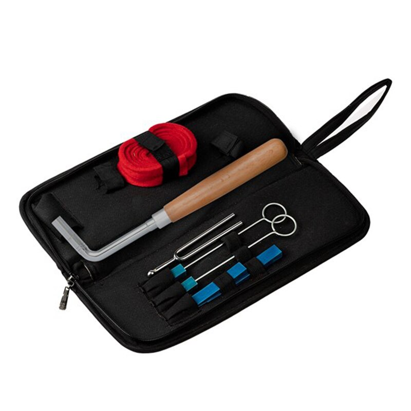 Piano Tuning Kit Met Piano Tuning Hammer Straight Soft Maple Handvat Piano Tuning Hendel Gereedschap Kit Mute Hamer Diy Set