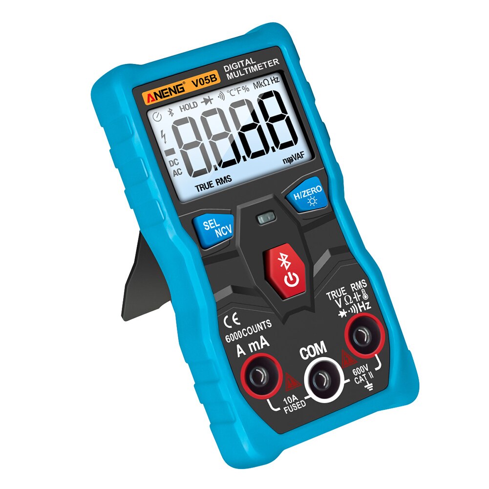 Digital multimeter elektriske instrumenter analyse app kontrol bluetooth trådløs måling håndholdt tester kapacitans abs