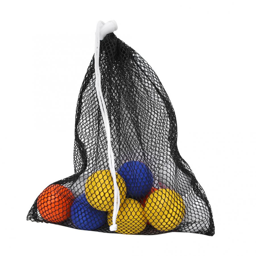 Bollar set 12 st pu barn barn bollar färgglada elastiska golfbollar set träning träning tillbehör tillbehör
