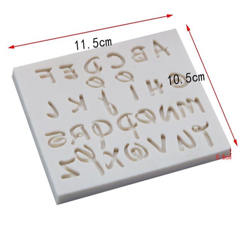 Alfabet Letter Nummer Cookie Pers Stempel Embosser Cutter Fondant Mould Cake Bakken Molds Gereedschap