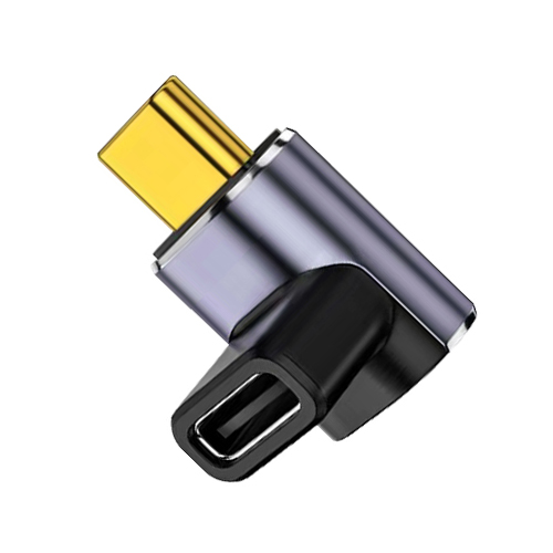 USB4.0 40Gbps OTG C-type 90 degree Adapter 100W 5A USB C to Type C Fast Charging Converter USB C Data Adapter For Macbook 8K60HZ: green