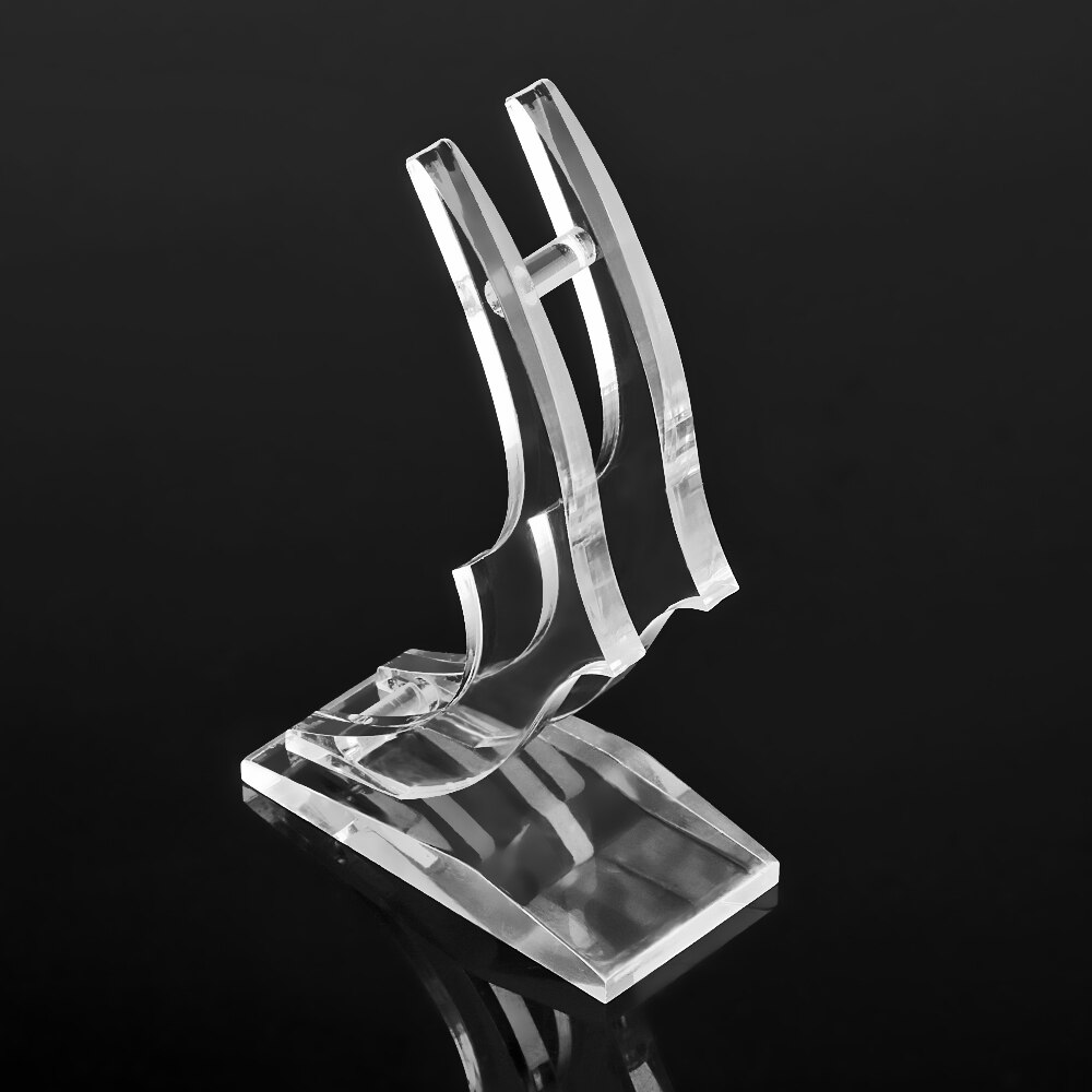 Acrylic Transparent Rose Flower Stand Rose Stand Vase Holder For Long Stem 24K Gold Plated Rose Home Decoration