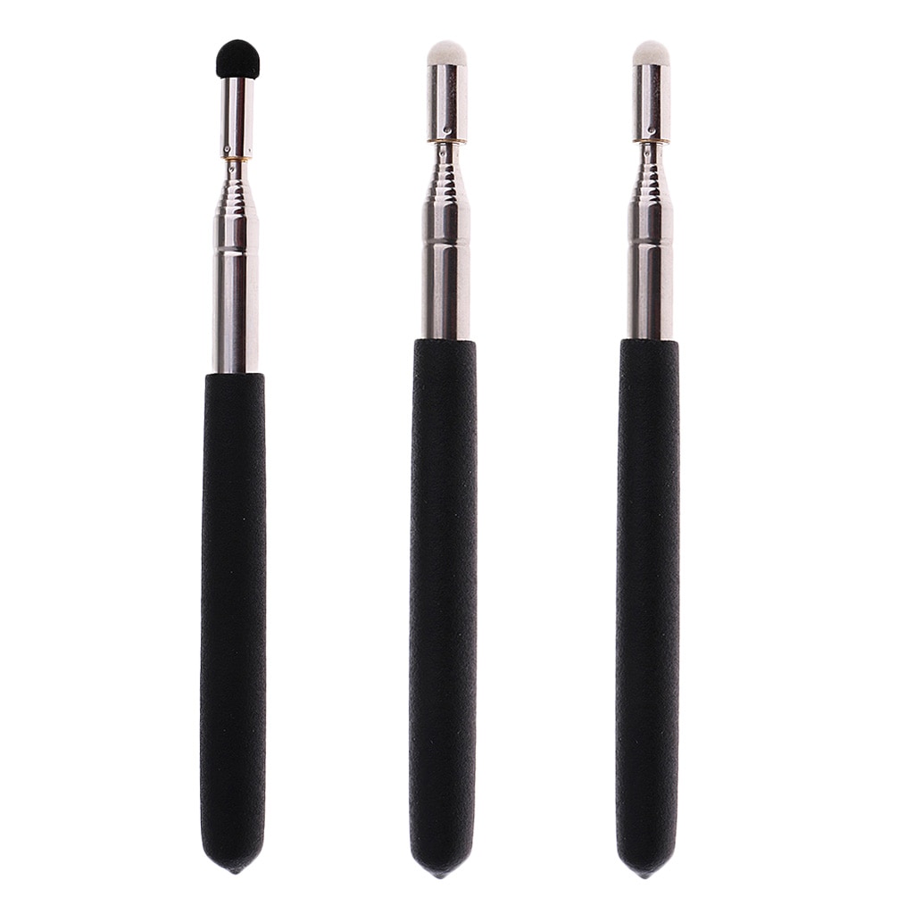 100cm Whiteboard Extendable Hand Pointer Stick for Presenter Teaching Aid 8mm/10mm/12mm Felt Head
