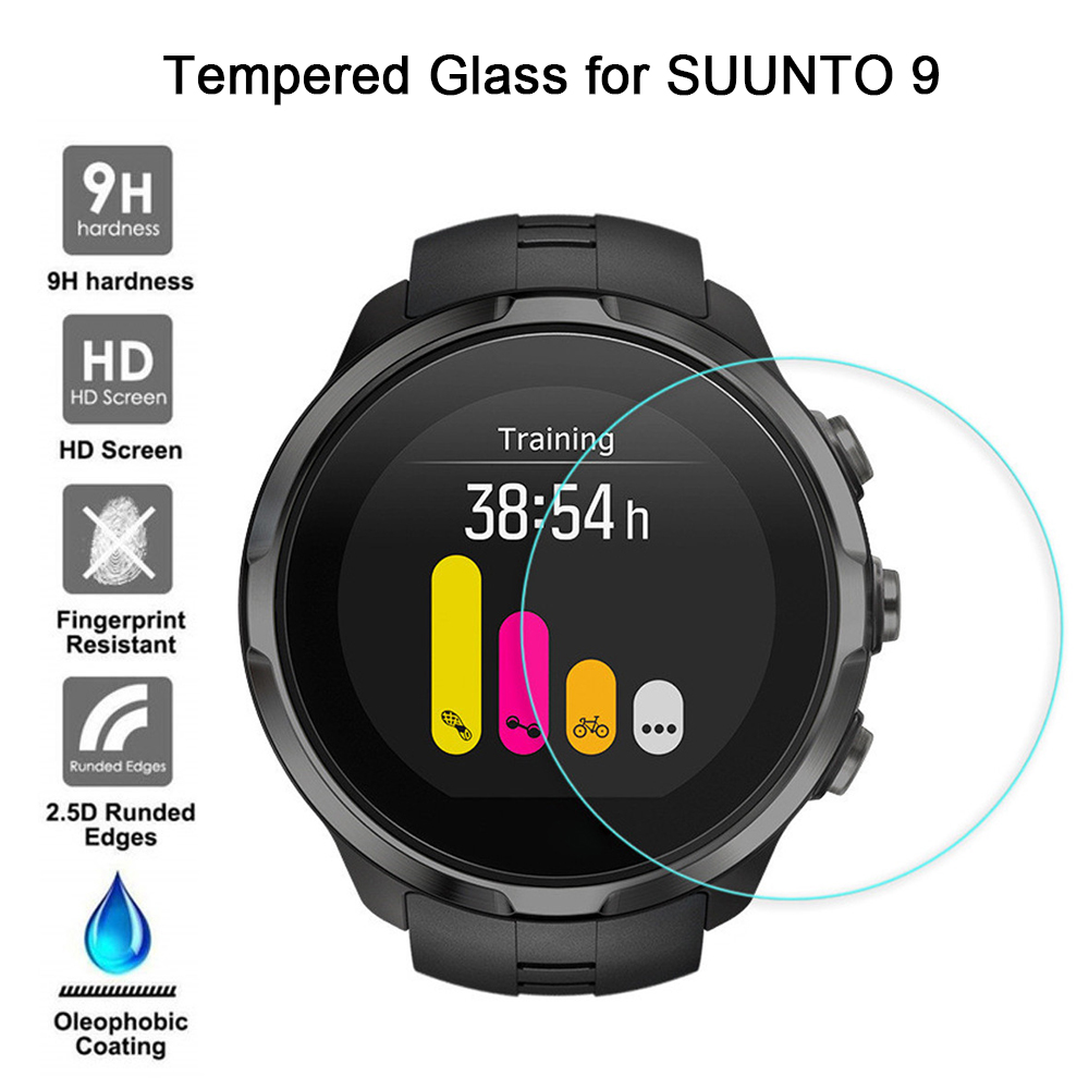 Hærdet glas til suunto 9 skærmbeskytter smart ur ultra tynd klar film 9h glas protector de pantalla ochrona ekranu