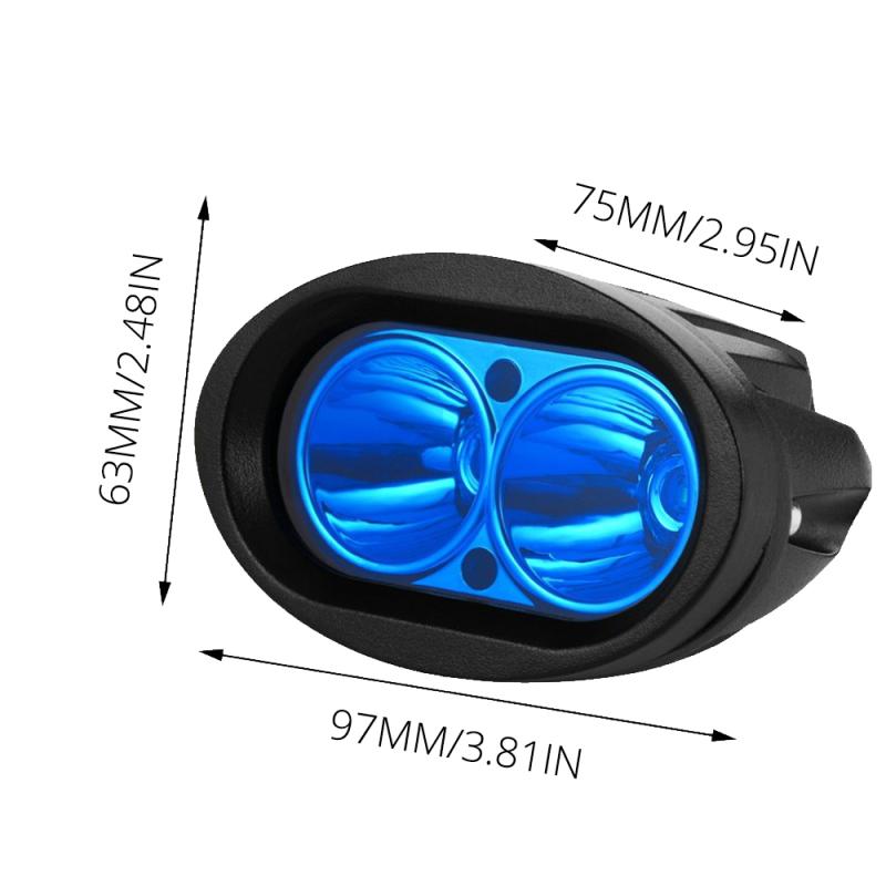 Auton led-työvalo 20w auto auton led-traktorin työvalot kuorma-auton moottoripyörän sumuvalo kohdevalo lamppu moottoripyörän valo suuritehoinen 10v-80