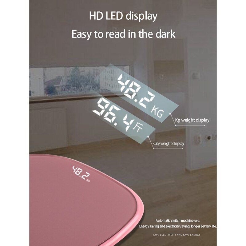 Body Fats Scale Smart Wireless Digital Weight Scale Body Composition Analyzer with App Bluetooth