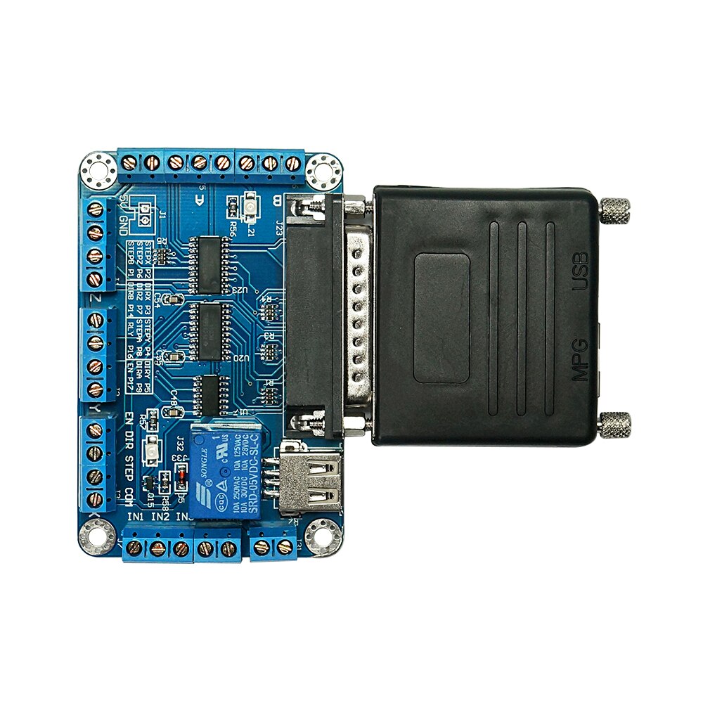 CNC – adaptateur de convertisseur de Port USB vers parallèle LPT MACH3, contrôleur 6 axes, Port parallèle vers USB