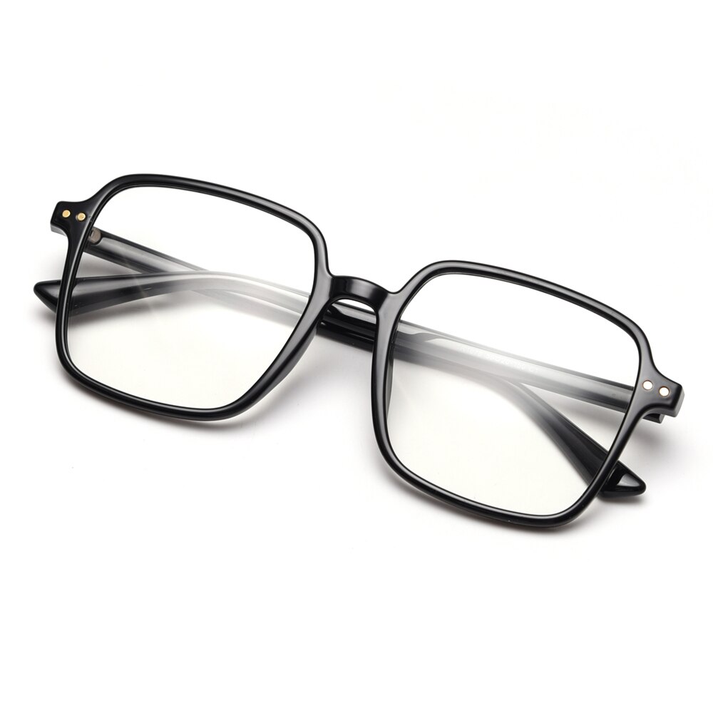 Peekaboo, gafas de protección para los ojos, montura cuadrada para ordenador para hombre TR90, gafas bloqueadoras de luz azul, gafas ópticas para mujer ultralivianas