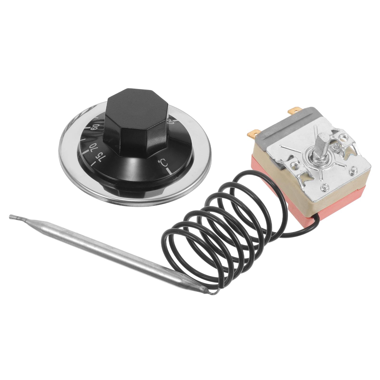 Mechanischer Thermostatregler, 30 bis 75 Grad, einstellbarer Temperaturschalter, Ofen, Kühlschrank, Heizung, Kapillarsteuergerät