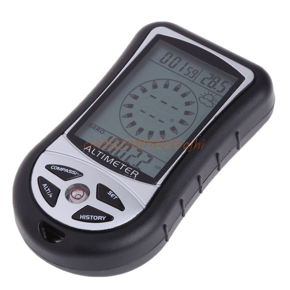 Digital Compass Barometer Altimeter Thermo Temperature Clock Calendar 8 in 1 LCD #H030#