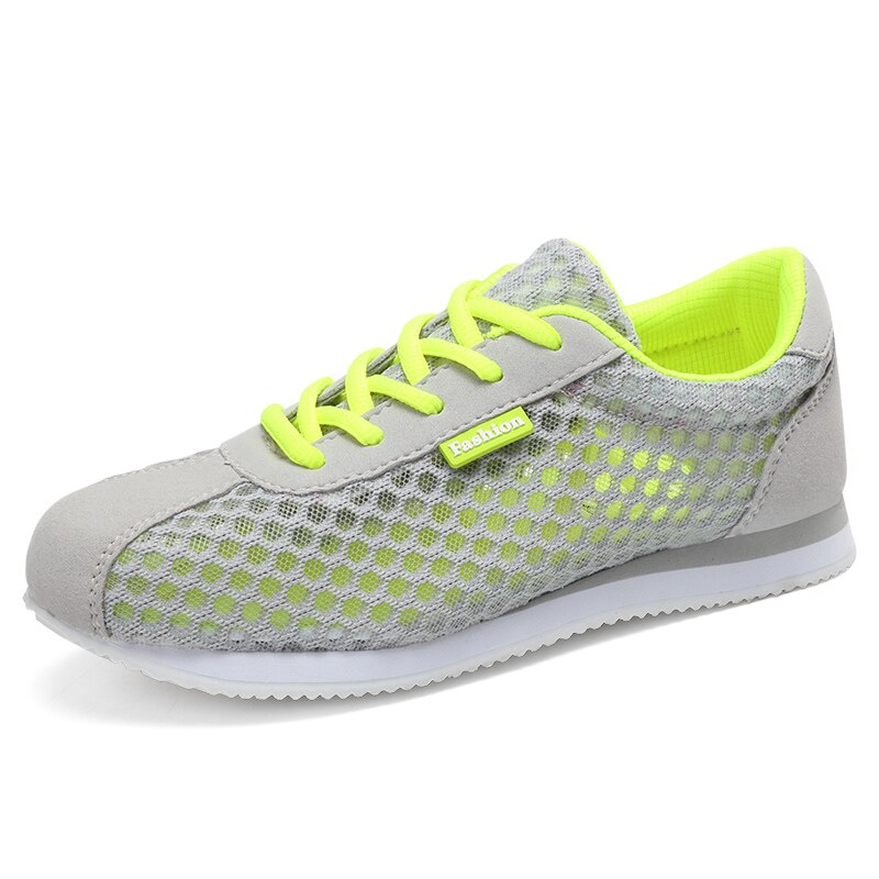 Billige kvinner tennissko pustende joggesko kvinnelige joggesko sportssko tenis feminino chaussure jenter merke joggesko mujer: Grå / 8