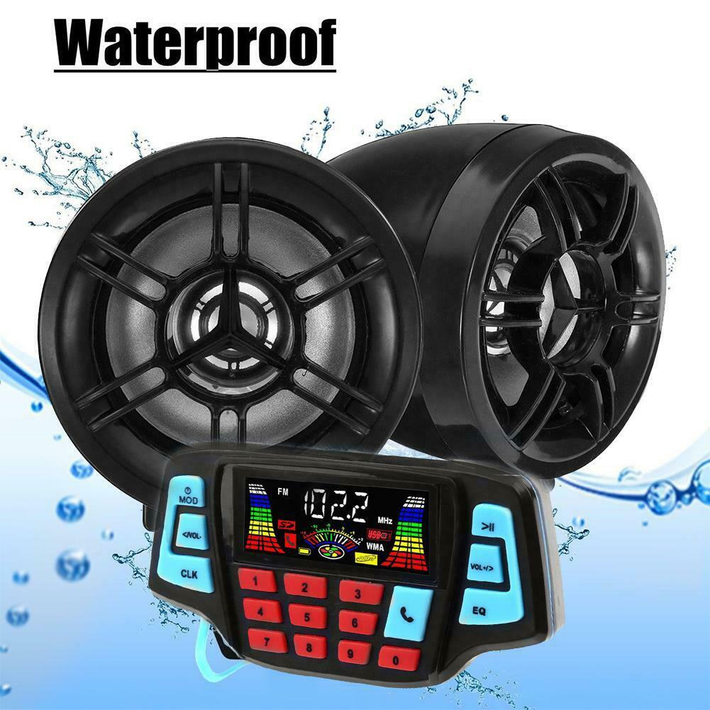 Praktische Stereo Motorfiets Audio Lichtgewicht Waterdichte FM Radio Bluetooth Anti Diefstal Accessoires Ingebouwde Alarm Outdoor