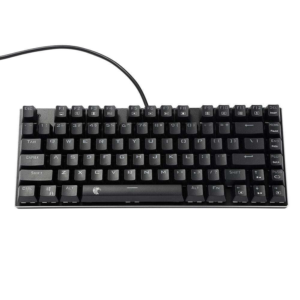 Mechanical Keyboard Wired Gaming Keyboard Rainbow Mix Backlit 81 keys Anti-ghosting Blue Red Brown Switch For Game Laptop PC