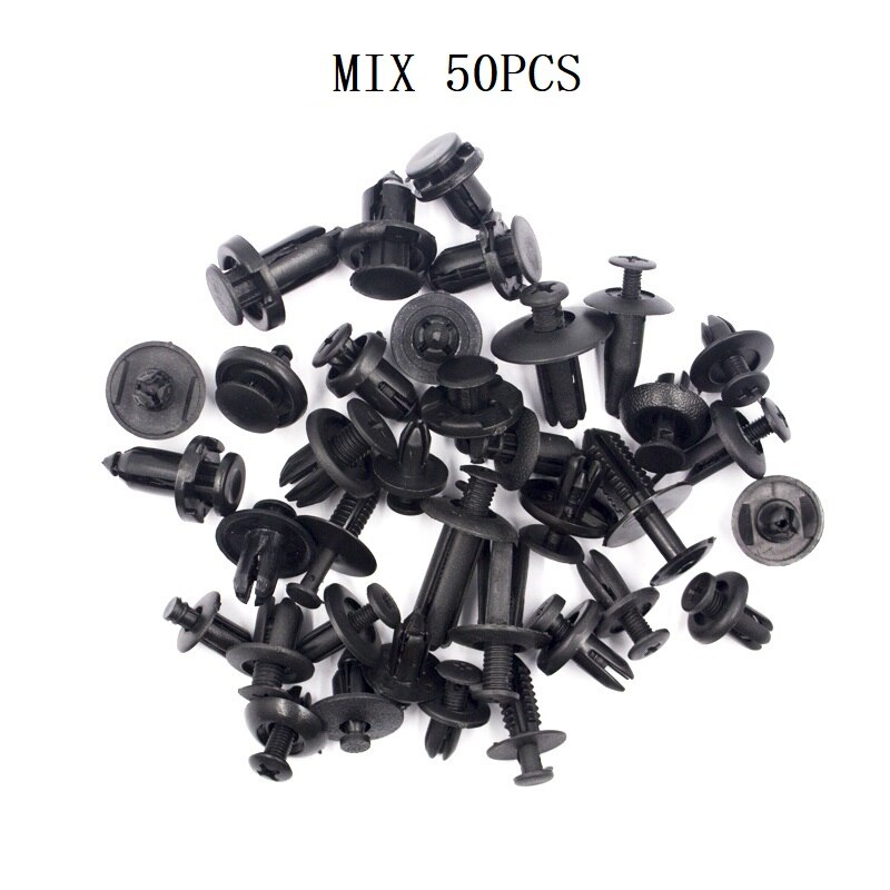 50 Pcs Mix Universal Dashboard DVD CD Console Panel Moulding Trim Plastic Retainer Clip Car Fastener: A2 MIX 50PCS