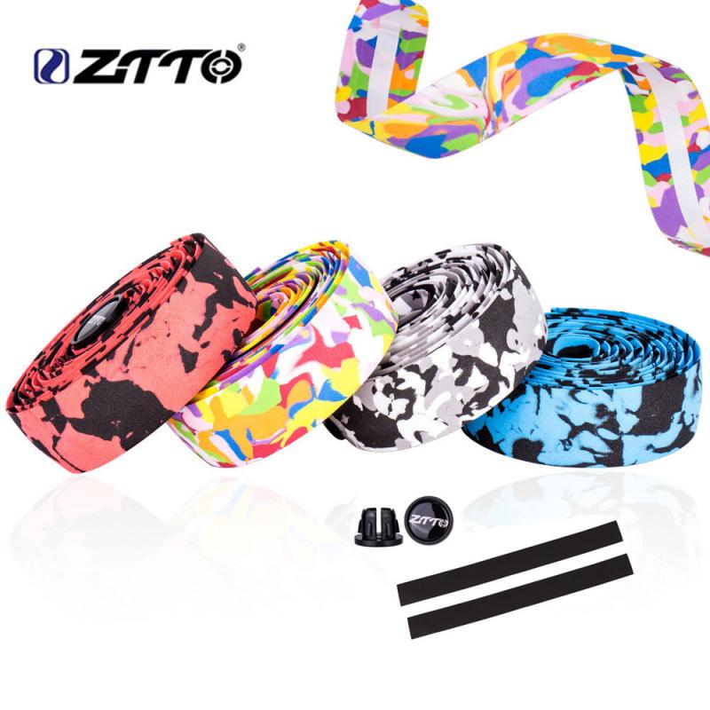 Ztto Fietsstuur Tape Kleurrijke Mountainbike Grip Tapes Antislip Mtb Racefiets Stuur Riem Fietsen Accessoires 2 stekkers