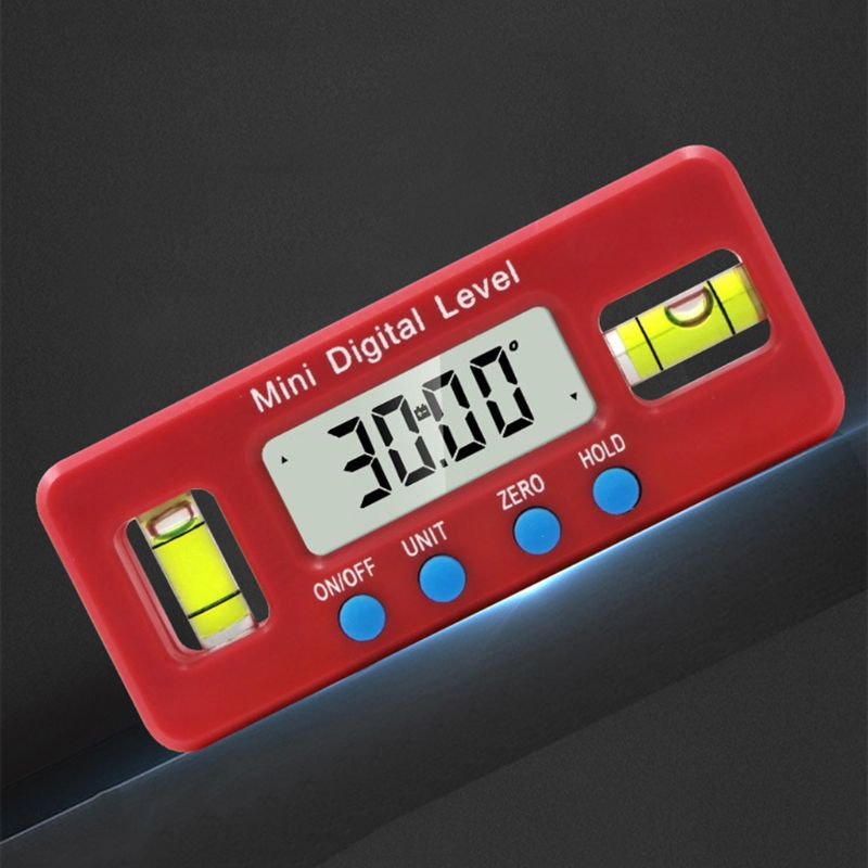 Magnetic Horizontal Angle Meter Electronic Digital Display Protractor Level Inclinometer Angle Ruler 100mm