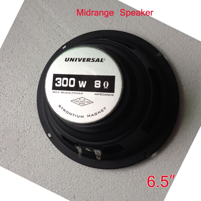 2pcs/lot Hifi home system Audio 6.5inch 300w 8 Ohm HIFI 6 inch Midrange Louder Speaker KARAOK Home DIY Acoustic box