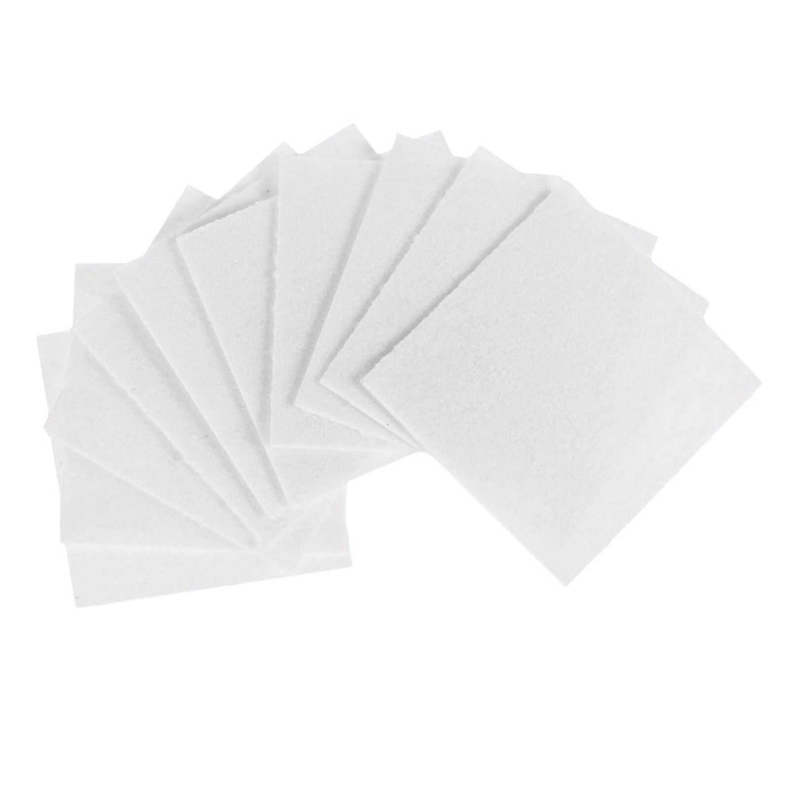 50pcs Glass Fusing Paper 80x80mm Ceramic Fiber Papers Melt Lining Paper