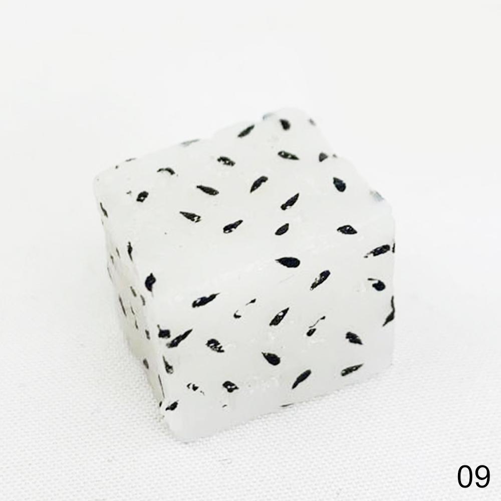 2Pcs Photography Props Simulation Fruit Slices &amp; Artificial Ice Cubes for Studio Photo Desktop Shooting Decoration Accessories