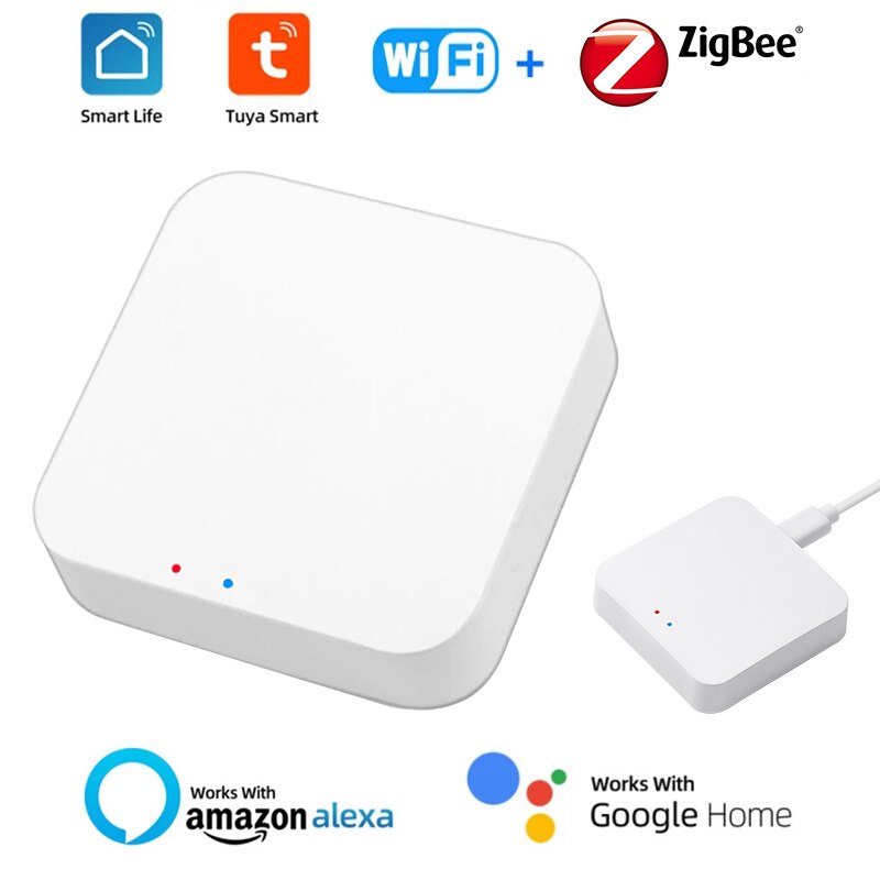 Tuya ZigBee Smart Gateway WIFI Bluetooth Gateway Hub Smart Home Control with Tuya Smart Life Alexa Google Home Intelligent Home: Zigbee Version