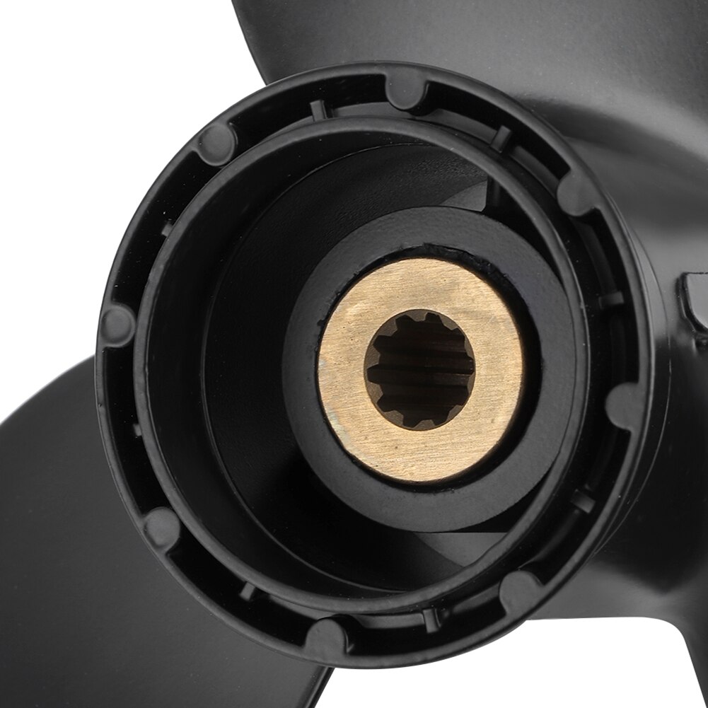 Alumiiniseos meren perämoottori potkuri 10 urahammas 3 terää 9 1/4 tuumaa sopii suzuki 9.9-15hp df9.9 df15 dt15c dt15: lle