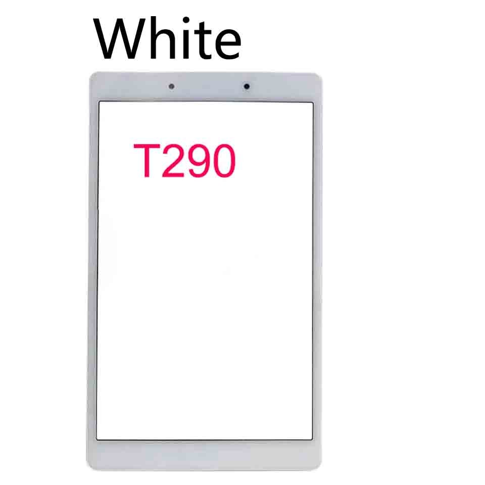 10Pcs\Lot For Samsung Galaxy Tab T280 T285 T290 T295 Wifi LTE Touch Screen Digitizer Panel Sensor Front Outer LCD Glass With OCA: black