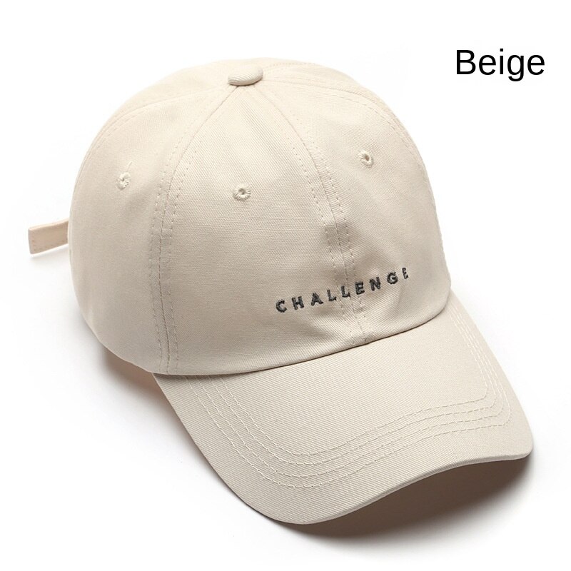 SLECKTON 2022 Neue Baseball Kappe für Frauen und Männer Sommer Visiere Kappe Jungen Mädchen Lässig Snapback Hütte HERAUSFORDERUNG Hüfte hüpfen Hüte: Beige