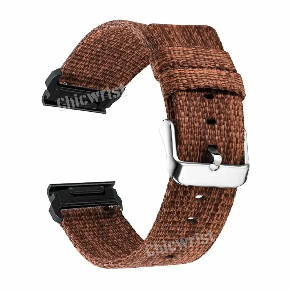 26mm 22mm nylon klokkereim til garmin watch fenix 8 7x 6x 7 5 6 pro 5x tactix 7 pro armbånd stropp smartklokke erstatningsarmbånd