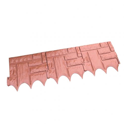 6Pcs Garden Decorative Fence Plastic Lawn Grass Edging Barrier Yard Plant Flower Bed Border Fence Garden Decoration Fences: Default Title
