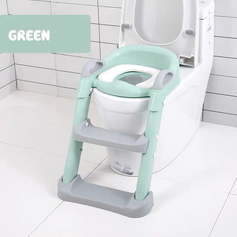 Vouwen Baby Potty Seat Urinoir Rugleuning Training Stoel Met Stap Kruk Ladder Voor Baby Peuters Veilig Wc Potties