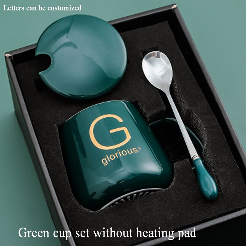 Mug Warmer USB Pad Electric Powered Cup Warmer Heat Beverage Mug Mat Keep Coffee Tea warm EU&US Plug Electric Heating Pad: Green without pad 01 / US 110V