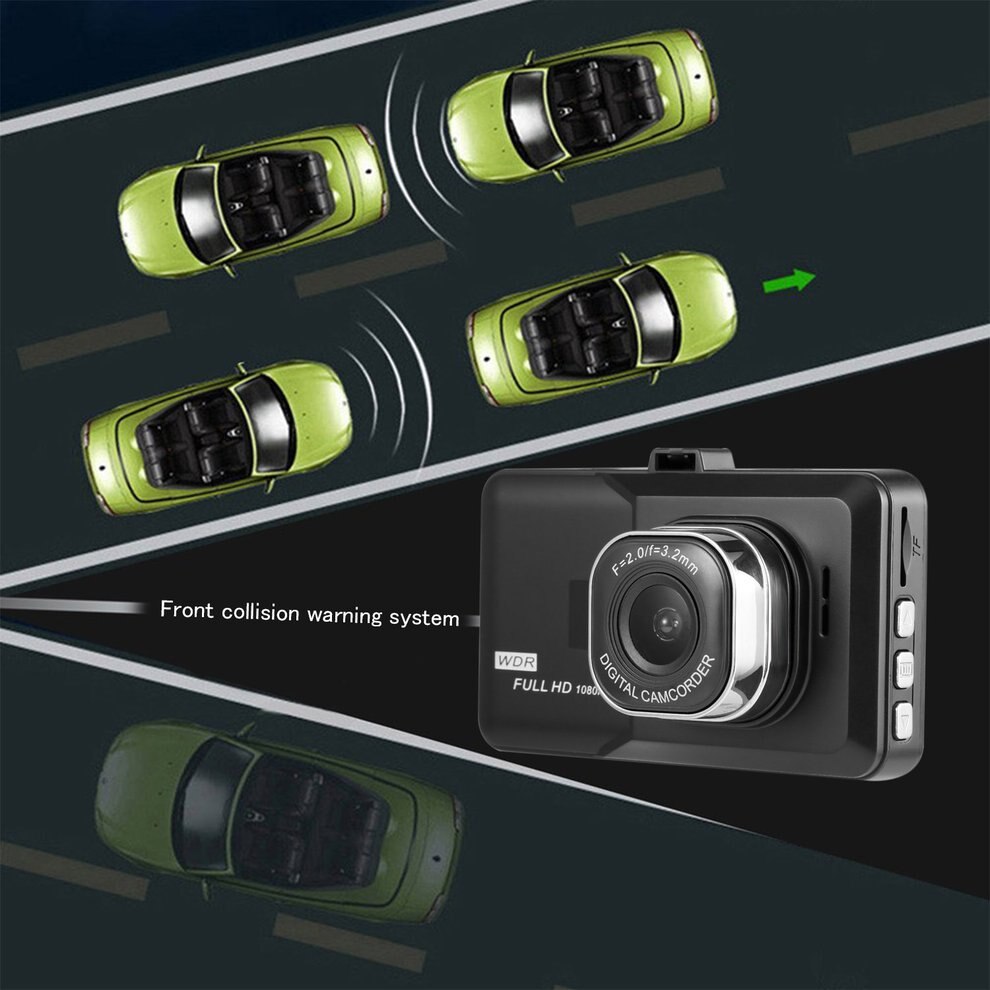 SK-Q7 3.0 pollici 12MP 1080P Auto DVR Registratore di Guida Camcorder di Notte del LED 140 gradi grandangolare Video Looping