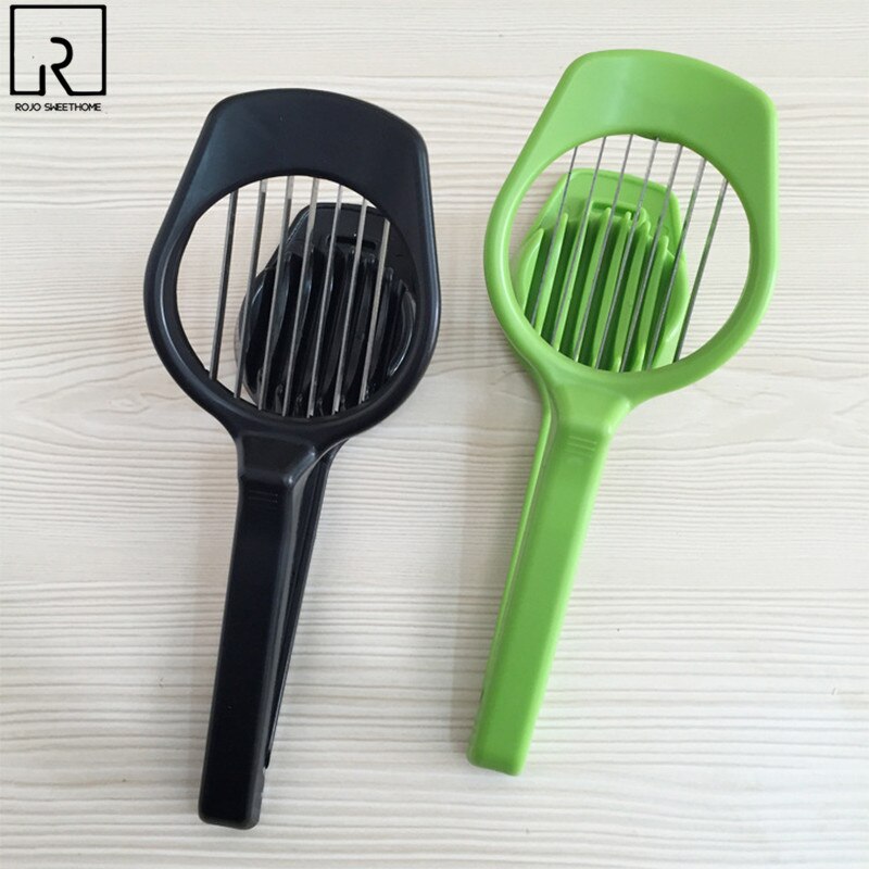 Egg Cutter with Long Handle Stainless Steel Slicers for Boil Eggs Cutting Gadgets Fruit Kiwi Jujube Slicer Kitchen Cooking Tools