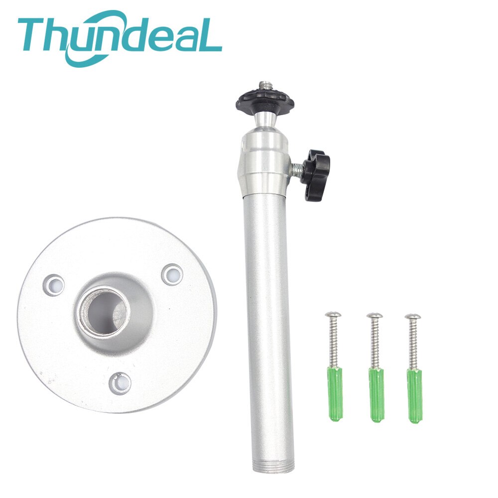 6mm Camera Tripod Ceiling 21cm Metal Wall Mount Hanger Hanging Mounting Kit For RD850 C80 TD90 Mini Projector Camera Bracket: Default Title