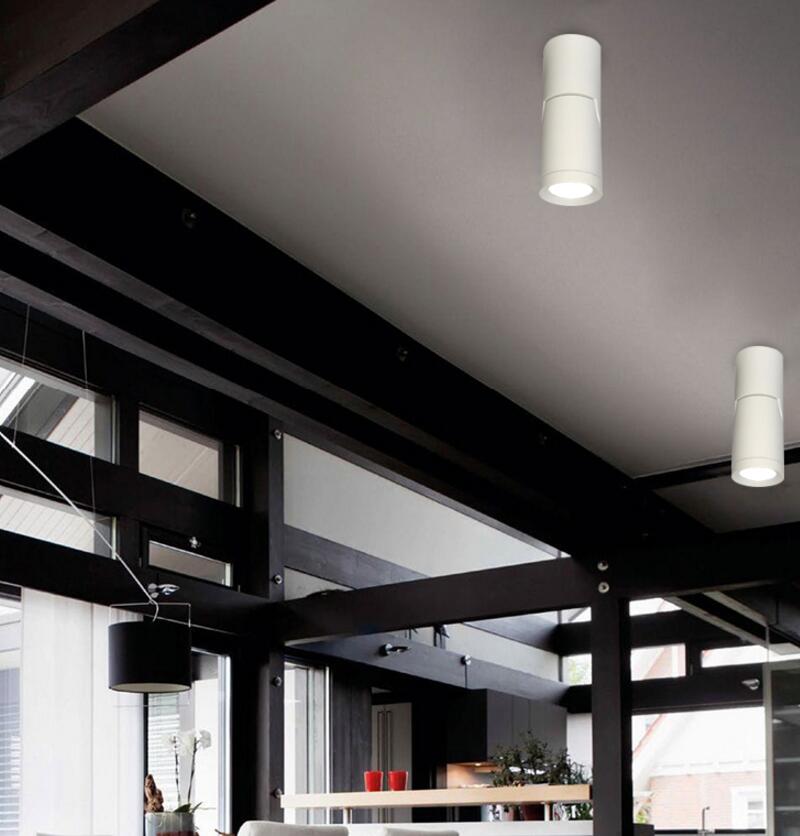 1 Pcs 10W 15W Dimbare Cob Led Track Light Rail Lights Spotlight Voor Keuken Vaste Kleding Schoenen Winkels winkels Track Verlichting