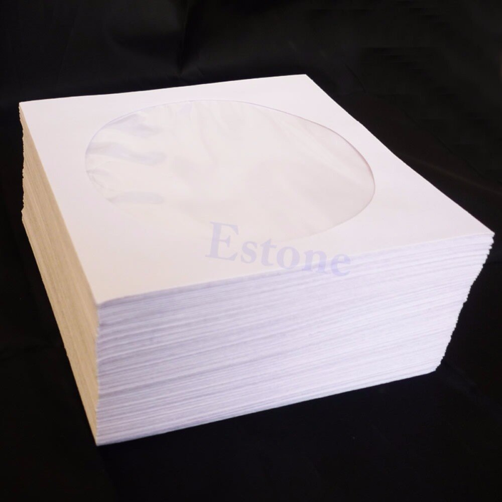50 stuks 5 inch papieren cd dvd flaphoezen hoesjes enveloppen