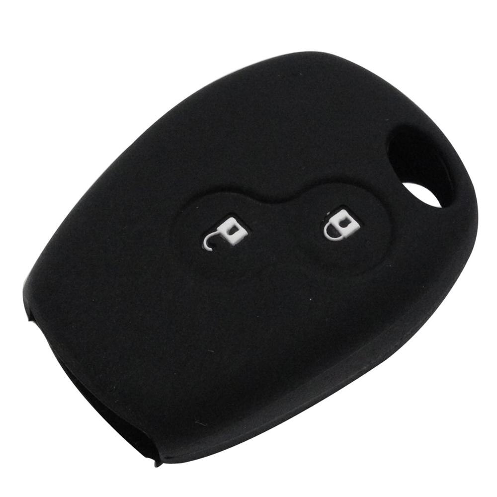 Funda de llave de control remoto para coche de goma de silicona con 2 botones para Renault Kangoo DACIA Scenic medane Sandero capture Twingo Modus