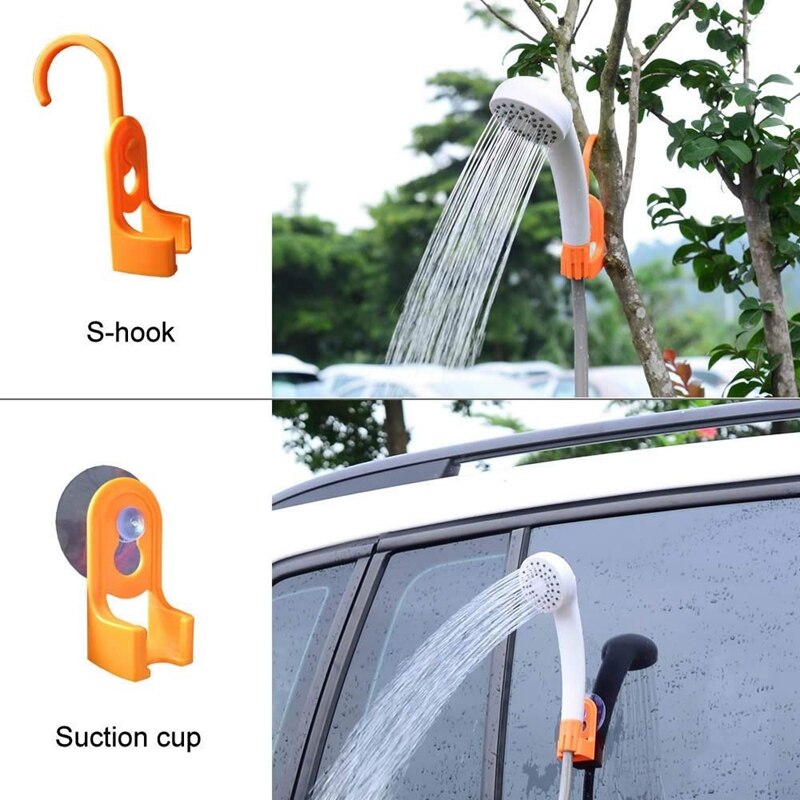USB Portable Outdoor Shower Waterproof Camping Shower Shower Pump for Car Family Hiking Backpacking Travel Beach Pet