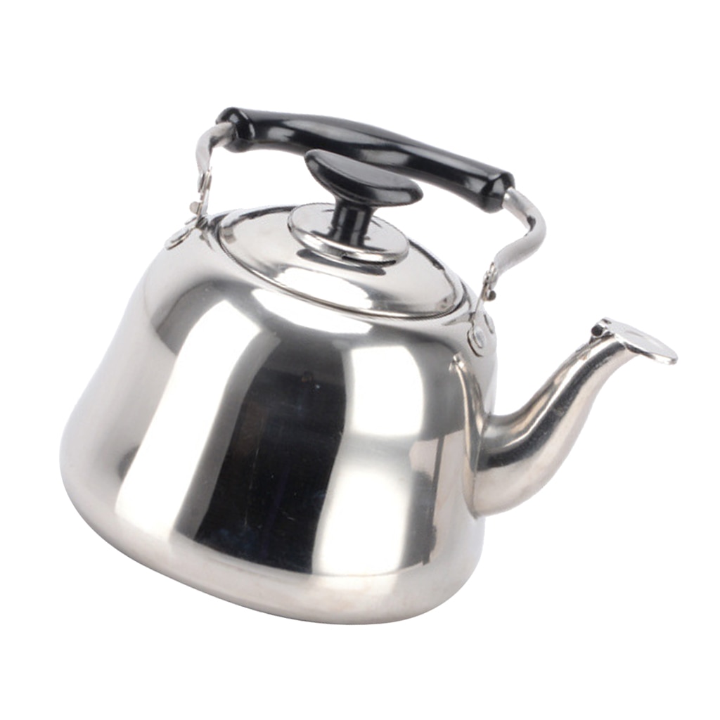 1L Stainless Steel Water Tea Kettle With Whistle Sound Infuser Tea Pot