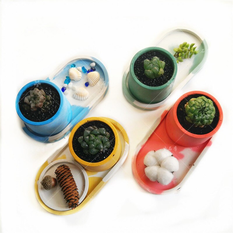 Bricolage béton pour Pot de fleur rond, DIY, pour jardinière en ciment