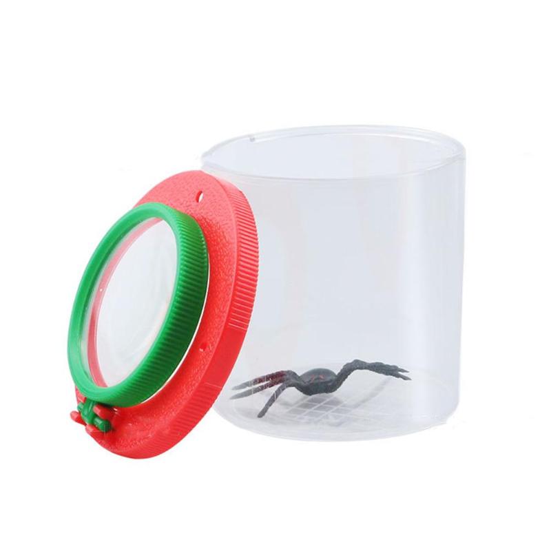 Lupa para Animal PEQUEÑO de insectos, caja para monitorizar la exploración científica de niños, ayuda para enseñanza