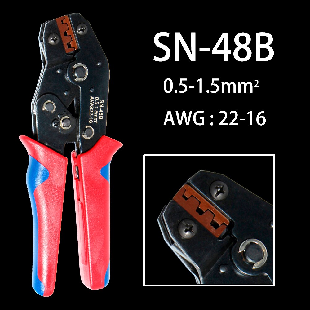 Multi Pliers Crimping Plier Multi Tool Wire Stripper Multitool Functional Snap Ring Terminals Crimper Wire Tool Plier Hand Tools: JD48-SN-48B