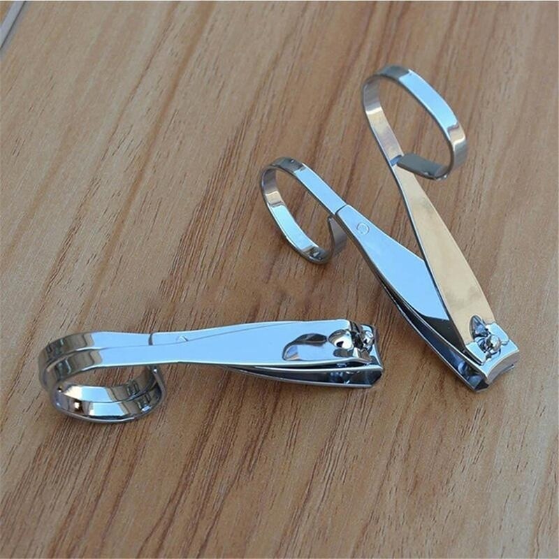 Finger Toe Nail Cutter Clipper Straight & Curved Edge Scissor Stainless Steel Manicure Tool Nail Scissors Tools 1Pc