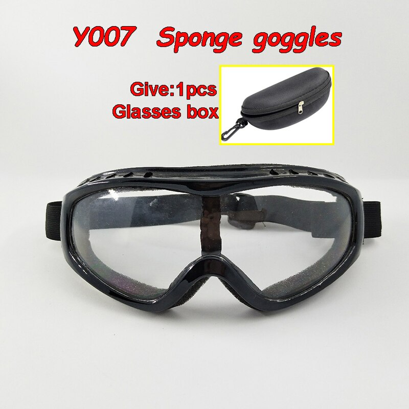 Y007 Ademend Beschermende Bril Spons Frame Winddicht Dust-Proof Anti-Shock Veiligheidsbril Arbeid Bescherming Goggles