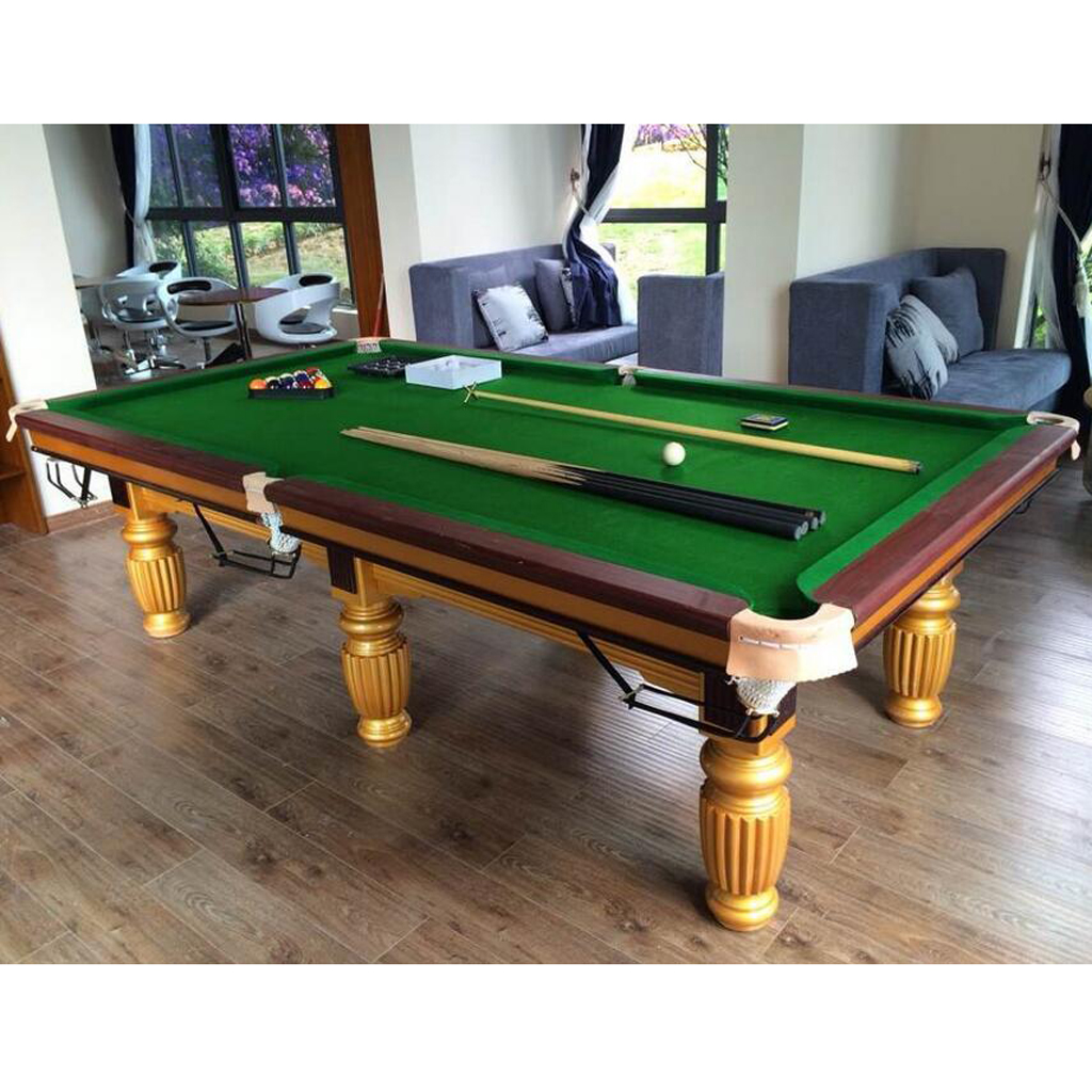 9 ft biljardbordfilt  + 6 filtremsor biljardsnookerduk för 9 fot bord 0.6mm biljardtillbehör